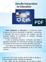 Multimedia Integration in Education
