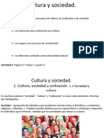 Cultira y Sociedad