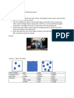 Kinetic Molecular Theory Activities