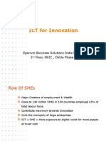 ICT For Innovation: Eperium Business Solutions India PVT LTD 3 Floor, NSIC, Okhla Phase 3
