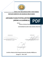 Asi Hablo Zaratustra - Partitura