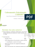 1.7 Cabeamento CAB6080721 - Certificação