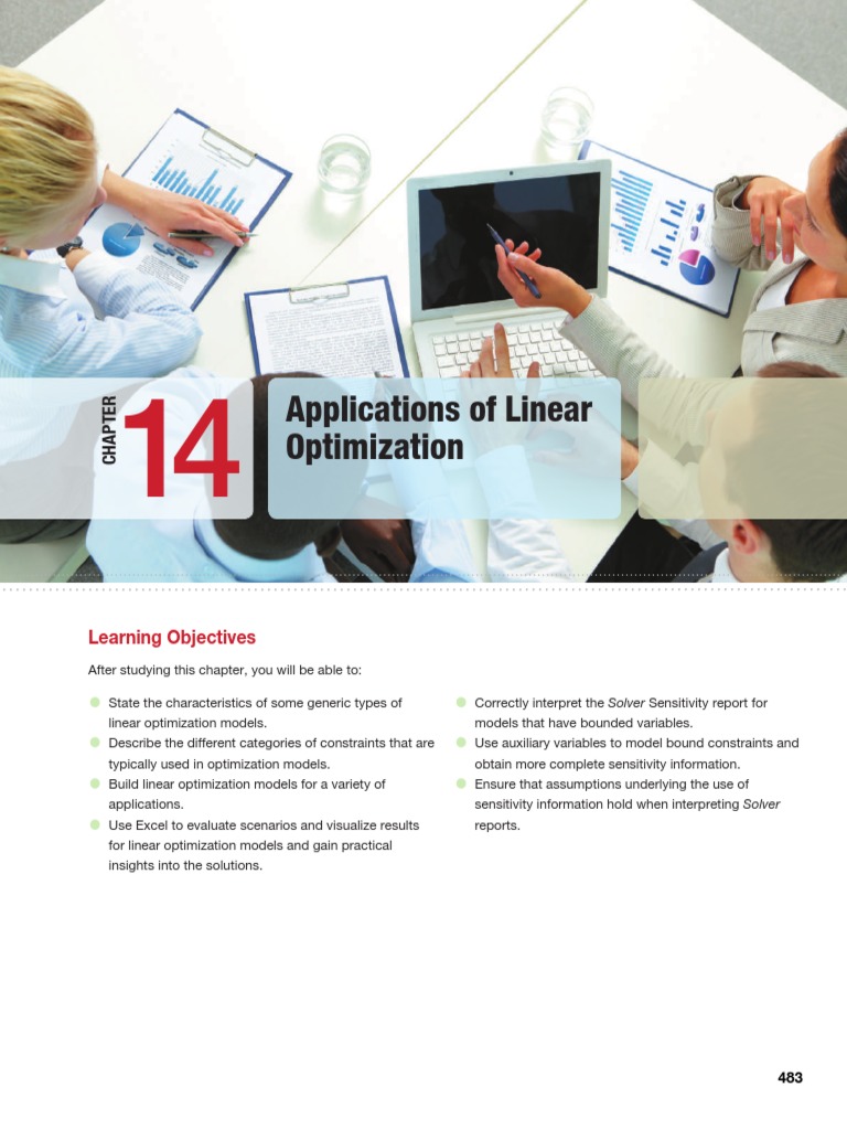 Application of Linear Optimization | PDF | Mathematical Optimization ...