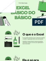 O básico do Excel: tabelas, fórmulas e filtros