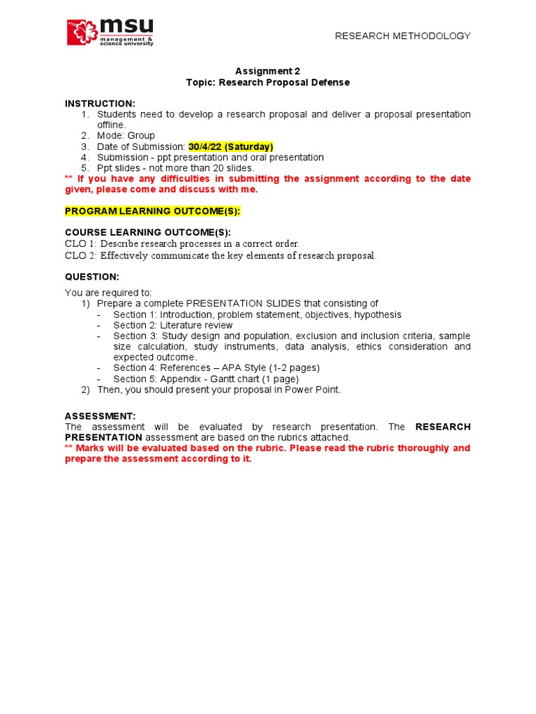 Research proposal defense a guide to developing and presenting a