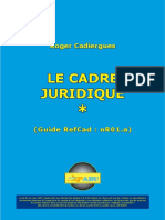 Le Cadre Juridique: Roger Cadiergues