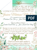 INVITACION XV AÑOS