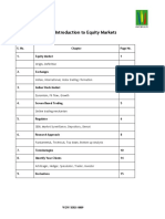 Introduction To Equity Market