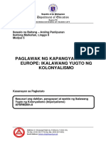 AP8 - Q3 - Mod5 - Pagkalawak NG Kapangyarighan Europe Ikalawang Yugto NG Kolonyalismo - v1 Glipa C