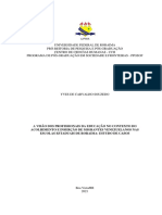 A Visão Dos Profissionais Da Educação No Contexto Do Acolhimento e Inserção de Migrantes Venezuelanos Nas Escolas Estaduais de Roraima - Estudo de Casos - Yves de Carvalho Souzedo 1