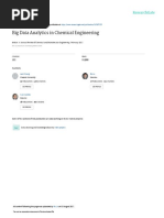 Big Data Analytics in Chemical Engineering: Annual Review of Chemical and Biomolecular Engineering February 2017