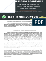 PORTFÓLIO PRONTO 3º E 4º SEMESTRE RECURSOS HUMANOS Contribuições de Uma Consultoria de Recursos Humanos No Cenário Pós-Pandemia.