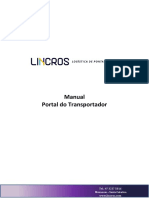 Manual Portal Do Transportador MAGNUM - LINCRONS