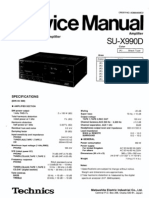 Technics SU-X990D Manual