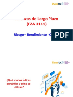 Finanzas de Largo Plazo (FZA 3111) : Riesgo - Rendimiento - CAPM