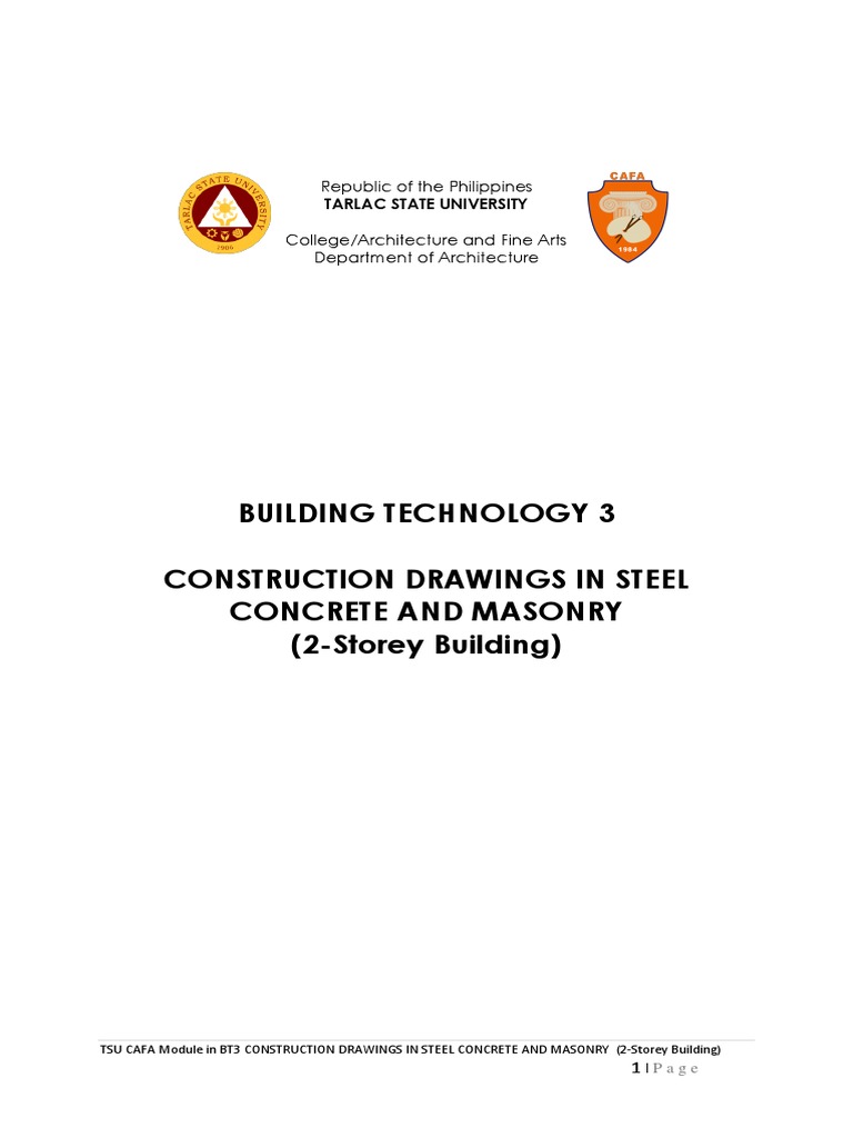 001 Syllabus BT3 PDF Architect Bachelor's Degree