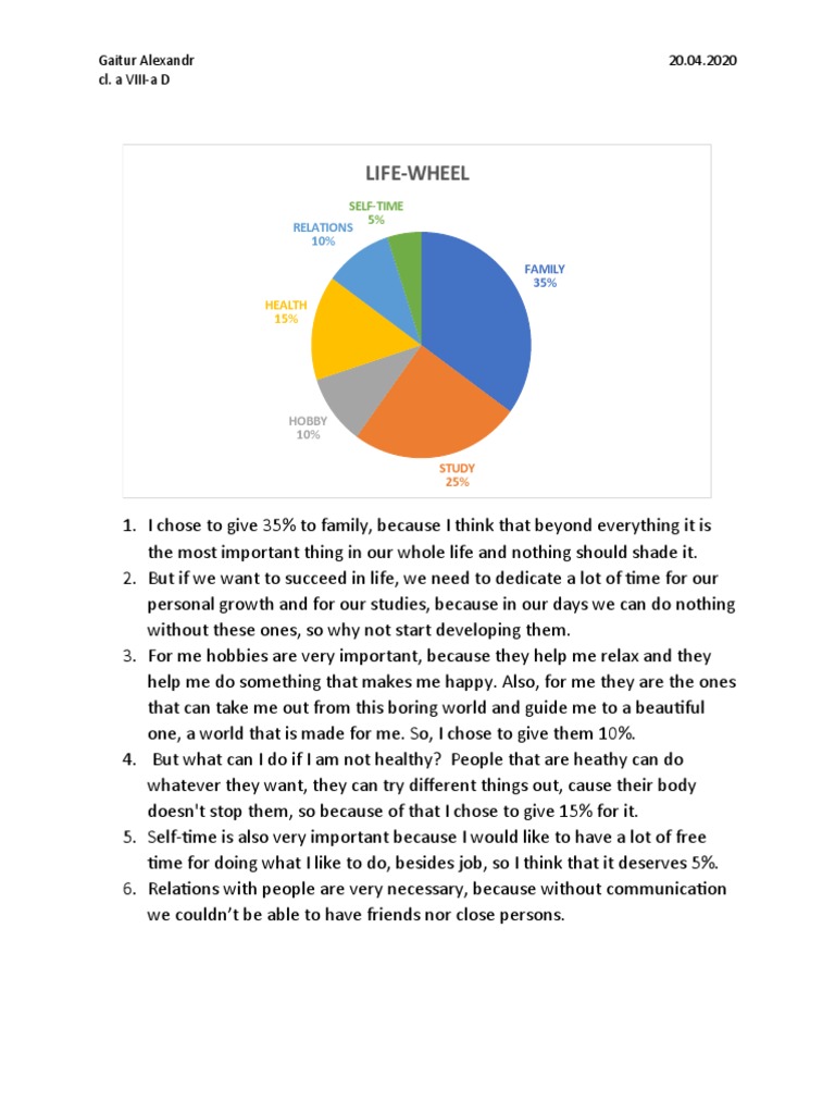 Life Wheel | PDF
