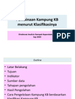 Pembinaan Berdasarkan Klasifikasi Kampung KB