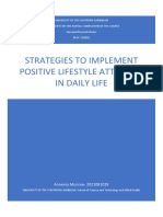 Strategies for Implementing Positive Lifestyle Habits
