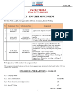 Ct.3 STD .X English Assignment Yamini Miss 11-09-022