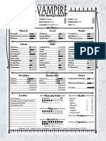 Character Sheet Judith King