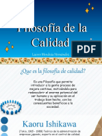 Filosofia de La Calidad