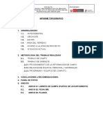 Informe Topografico Huaycan