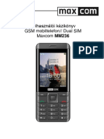 Felhasználói Kézikönyv GSM Mobiltelefon - Dual SIM Maxcom MM236