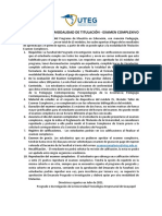 DIRECTRICES DE LA MODALIDAD EXAMEN COMPLEXIVO Julio 2021 G6 2