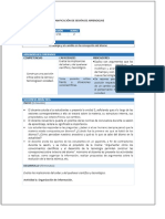 Planificación de Sesión de Aprendizaje. Título de La Sesión El Tiempo y El Cambio en La Concepción Del Átomo - PDF Descargar Libre