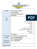 Syllabi Portion 11