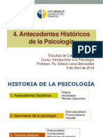 Antecedentes Históricos de La Psicología