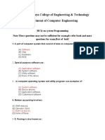 MCQ For Second Year