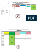 Cronograma de Examen Parcial I ASP - 4to Año 2021 - II