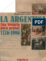 Kapelusz - Una Historia Para Pensar - Argentina 1776-1996