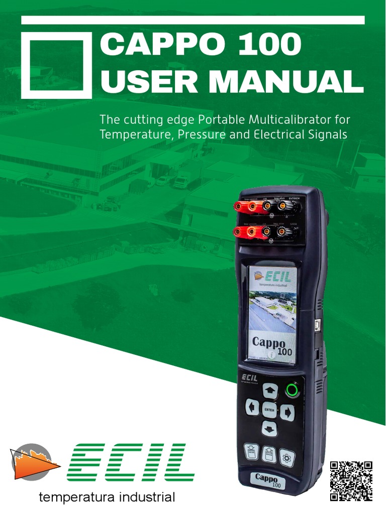 Cappo 100 Multicalibrator User Manual | PDF | Thermometer | Thermocouple