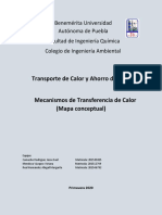 Mapa Conceptual - Transporte de Calor y Ahorro de Energía