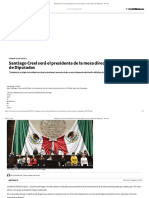 31-08-22 Santiago Creel Será El Presidente de La Mesa Directiva de La Cámara de Diputados