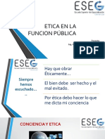 Ética en la función pública: principios, deberes y prohibiciones