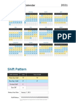 4.1 Shift Work Calendar Year 14 Days