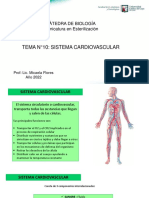 TUEE 2022 - Clase 10 Sistema Cardiovascular