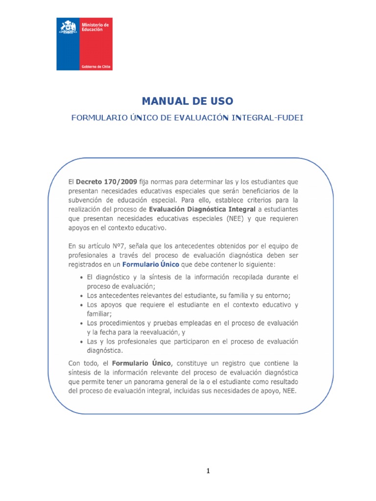 MANUAL DE USO FUDEI - 2022vf | PDF | Plan de estudios | Aprendizaje