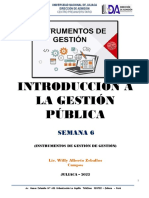 Semana 6 Introduccion A La Gestion Pública