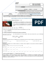 Clase 34 8° Aplican Procedimientos Usados en La Multiplicación de Números Naturales para Multiplicar Enteros