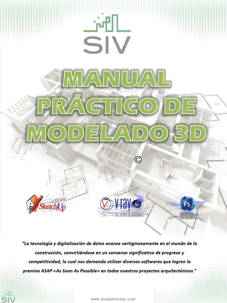 PDF Manual 3d SKP Vray Ps | PDF | Ventana (informática) | Cad automático