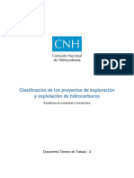 CNH Clasificacion Proyectos E&P