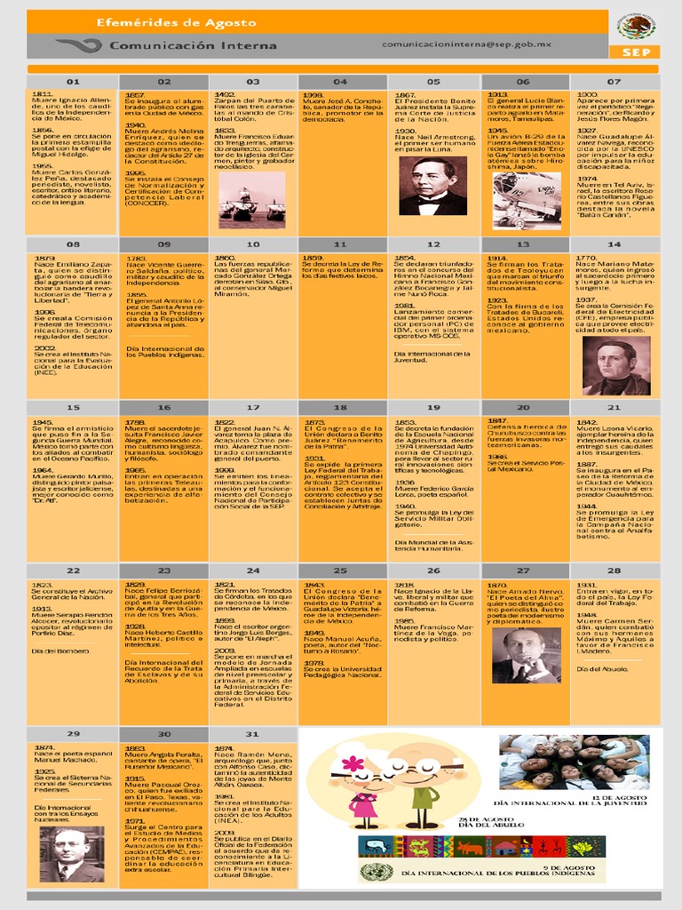 Efemerides Agosto PDF