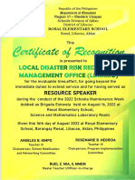 Cert For Trainings