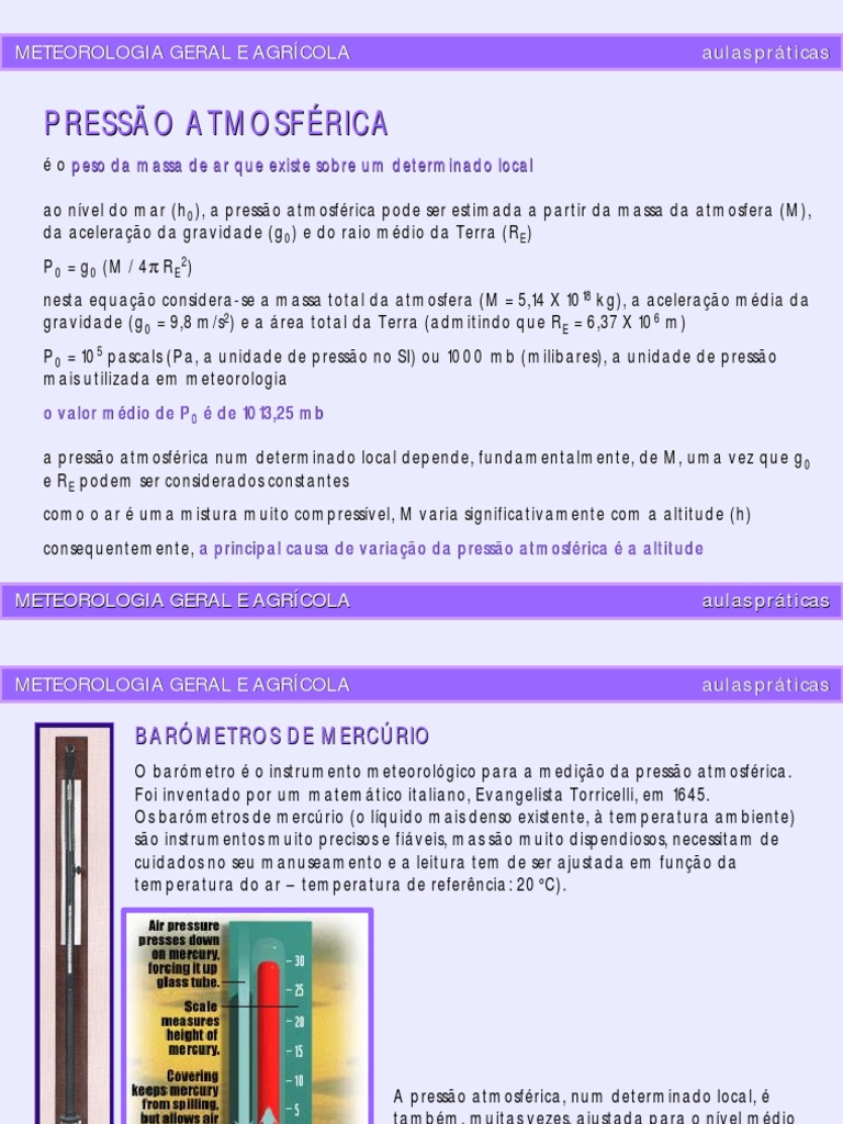 Calculo Pressao Atmosferica X Altitude | PDF | Pressão atmosférica |  Quantidade, image size:768x1024