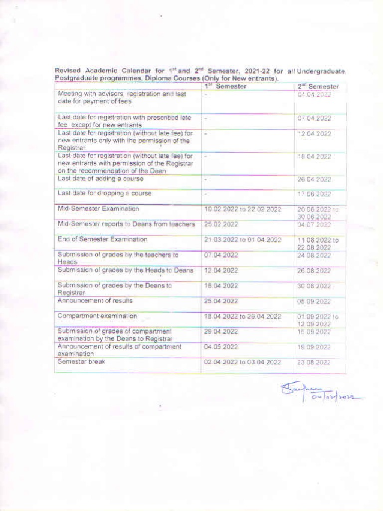 Academic Calendar PDF